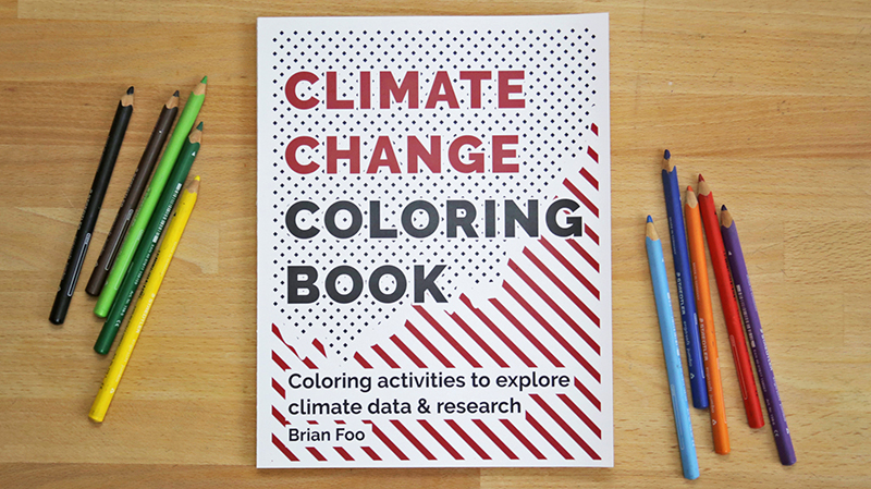 Climate Change Coloring Book cover